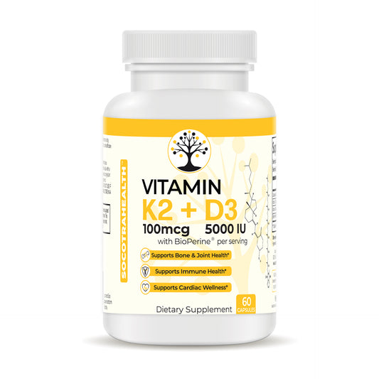 Vitamin K2 + D3 100mcg/5000 IU